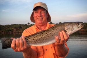fishing for big trout in mosquito lagoon
