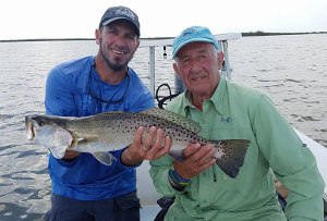 gator trout caught in mosquito lagoon