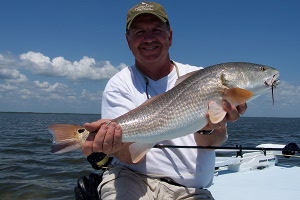 duclos redfish on fly
