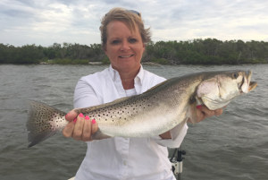 mosquito lagoon speckled trout fishing trip