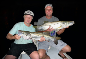 snook night fishing charter nsb florida
