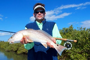 taylor redfish on fly